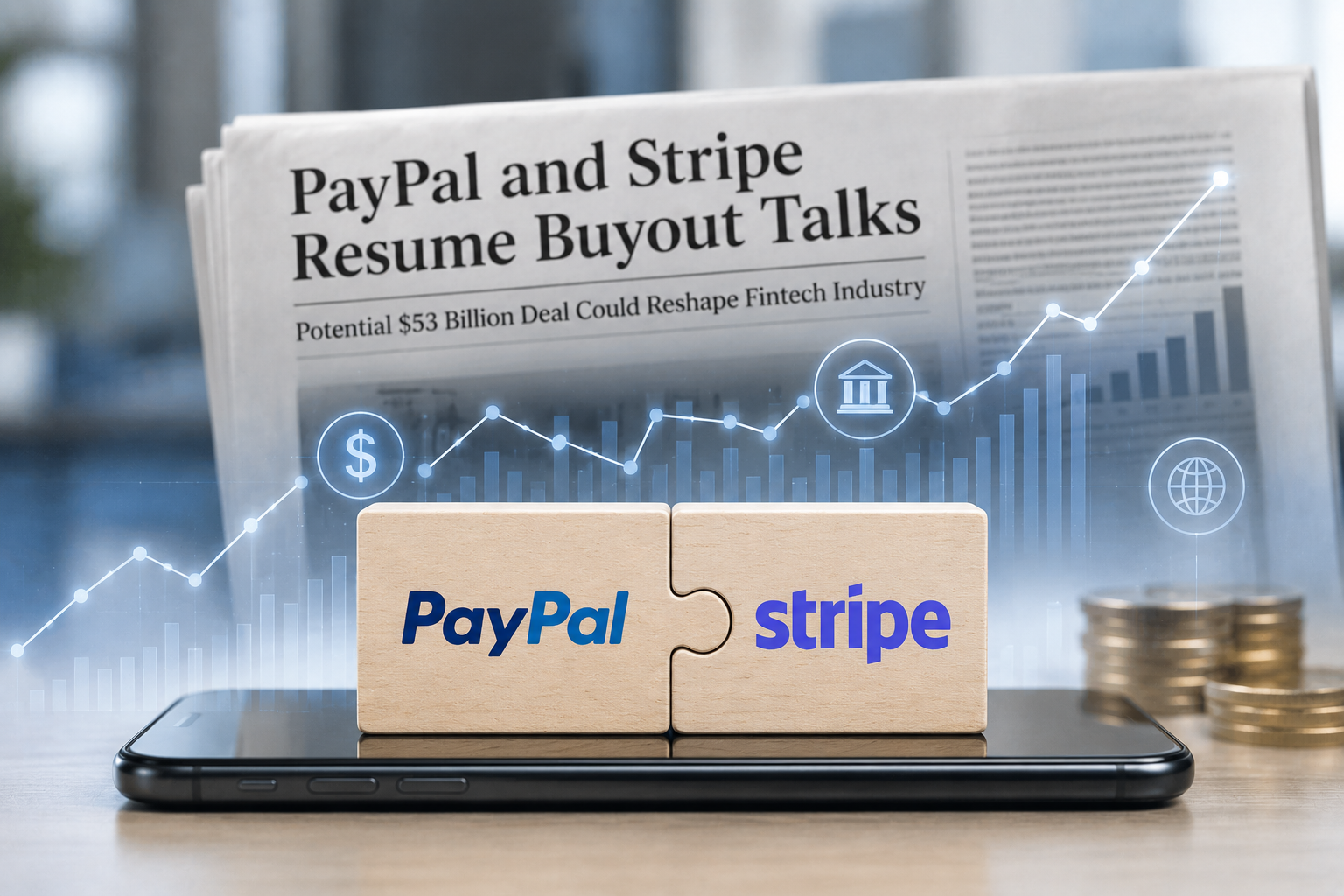 PayPal and Stripe Resume Buyout Talks: What a Potential $53 Billion Deal Could Mean for Digital Payments