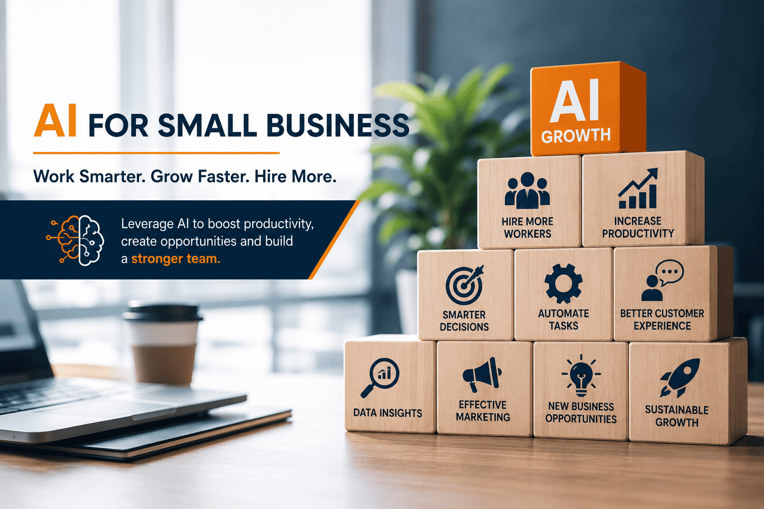 10 Powerful Ways Small Businesses Can Use AI to Grow and Hire More Workers
