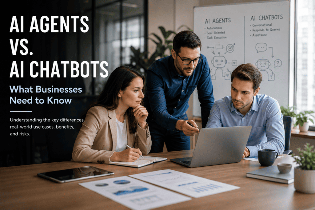 AI agents vs AI chatbots in modern business