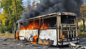 Russian Strike on Buses Kills 33 in Ukraine as Deadly Attacks Surge