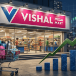 Vishal Mega Mart shares rise nearly 10 percent after Gunender Kapur is reappointed as Founder, Managing Director and CEO.