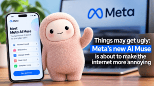 Meta AI Muse AI assistant displayed on a smartphone screen